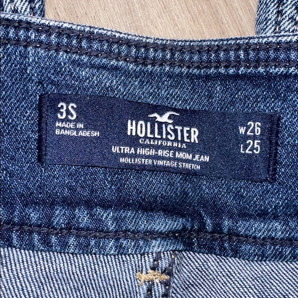 Hollister ultra high rise mom Jean vintage stretch size 26 - Picture 4 of 7